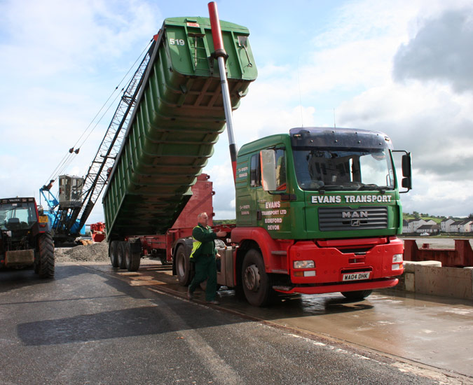 Evans Transport at Bideford quay news from