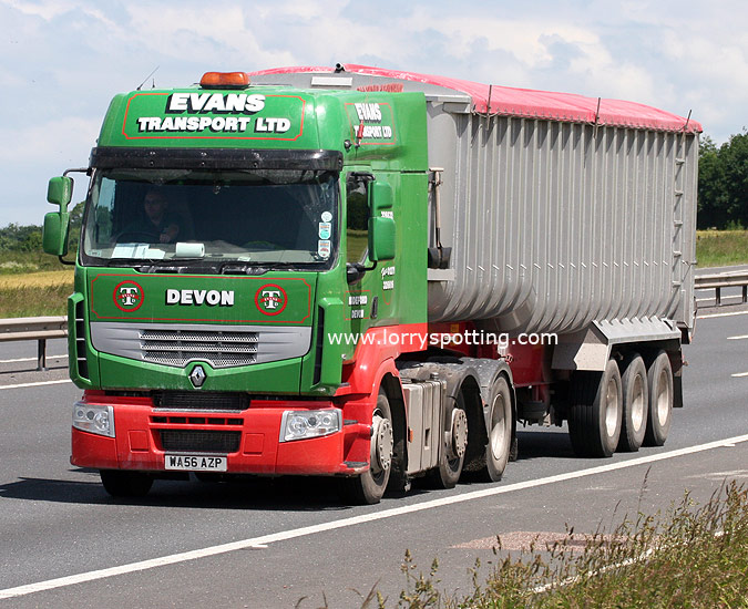 An everyday Evans Transport news from